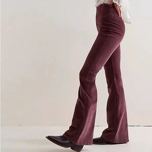 Free People Jayde Corduroy Flare Pants NWT Size 30
